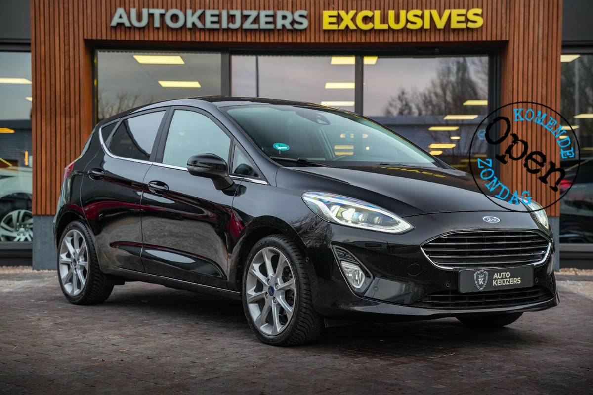 Ford Fiesta 1.0 EcoBoost Titanium Automaat B&O LED Stoel Stuurverw. Camera Navigatie DAB+