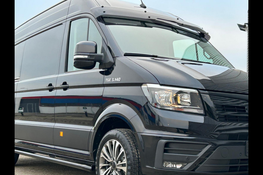 MAN TGE 3.140 L3H3 Automaat 140PK Zwart Black Lion Cruise control Carplay Camera