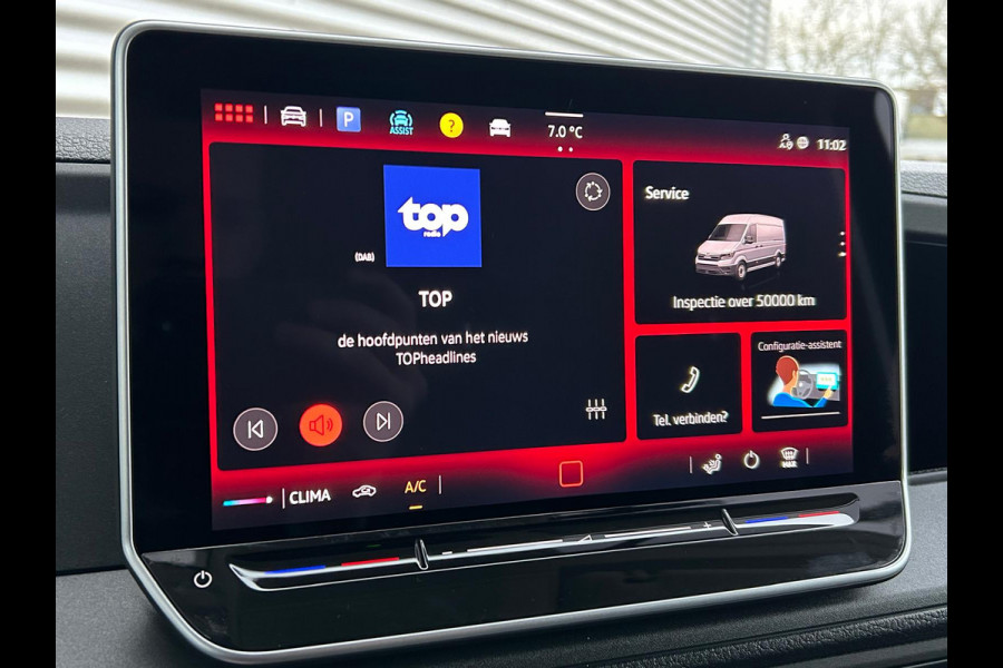 MAN TGE 3.140 L3H3 Automaat 140PK Zwart Black Lion Cruise control Carplay Camera