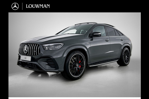 Mercedes-Benz GLE Coupé AMG 53 Hybrid 4MATIC+ Premium Plus | Sierdelen AMG carbon | Trekhaak | 22 inch AMG velgen | Luchtvering | Rijassistentiepakket | Head-up display | Burmester 3D sound systeem | Remklauwen rood | Stoelventilatie voor | AMG TRACK PACE |  360°-camera |