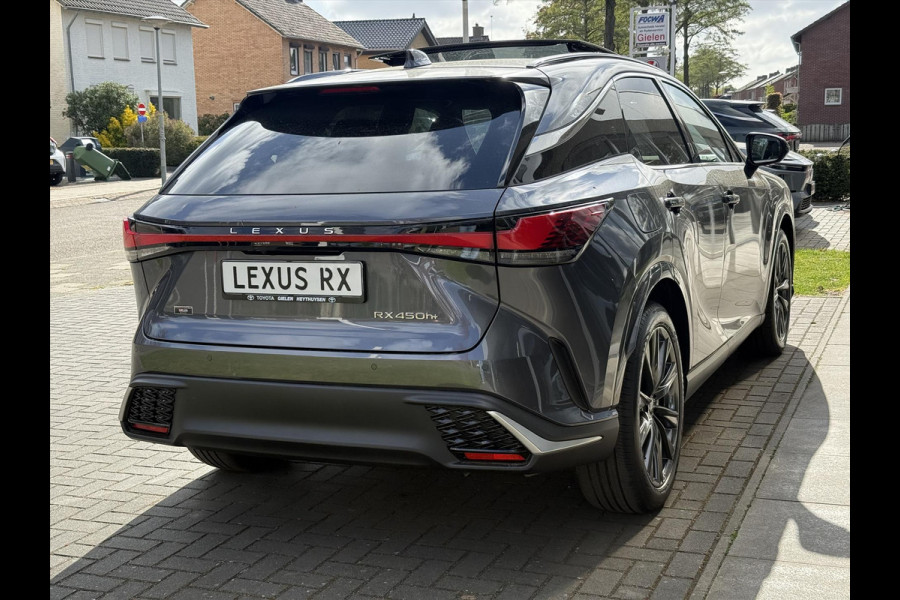 Lexus RX 450h+ Plug-in AWD F Sport Design | Panoramadak, Leer, Geheugenfunctie, Head up display, 360 Camera, 21 inch, Stoelventilatie