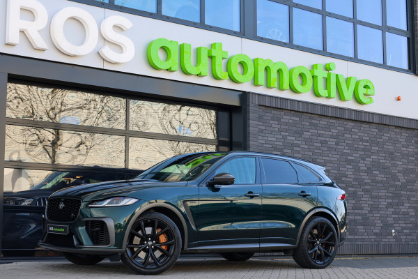 Jaguar F-Pace 5.0 V8 S/C AWD SVR | UNIEK! | DEALER ONDH | COBRA EXHAUST | STOELKOELING | 360 | HUD |