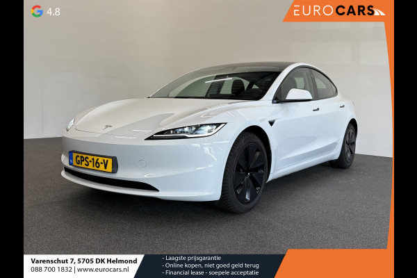 Tesla Model 3 RWD 60 kWh Panoramadak Navigatie Camera Parkeersensoren Cruise Control Stoelverwarming Dodehoek detectie Full LED Leder Climate Control Elektrische Stoelen
