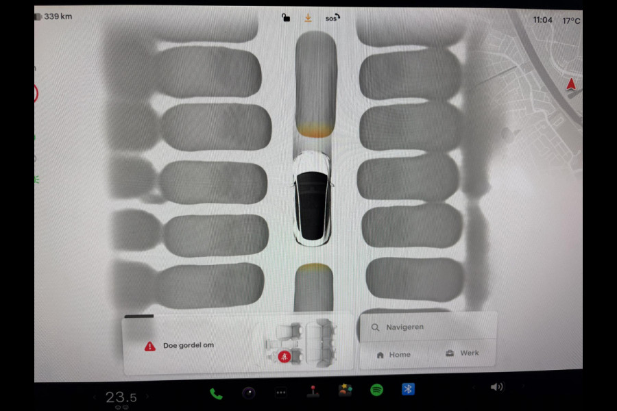 Tesla Model 3 RWD 60 kWh Panoramadak Navigatie Camera Parkeersensoren Cruise Control Stoelverwarming Dodehoek detectie Full LED Leder Climate Control Elektrische Stoelen