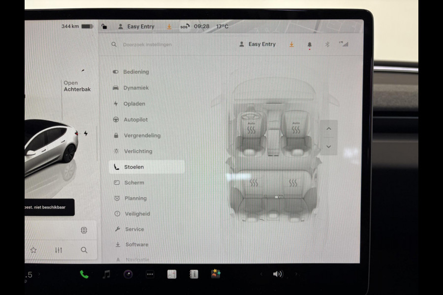 Tesla Model 3 RWD 60 kWh Panoramadak Navigatie Camera Parkeersensoren Cruise Control Stoelverwarming Dodehoek detectie Full LED Leder Climate Control Elektrische Stoelen
