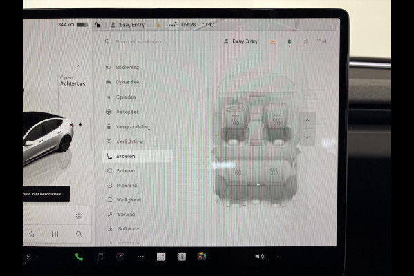 Tesla Model 3 RWD 60 kWh Panoramadak Navigatie Camera Parkeersensoren Cruise Control Stoelverwarming Dodehoek detectie Full LED Leder Climate Control Elektrische Stoelen