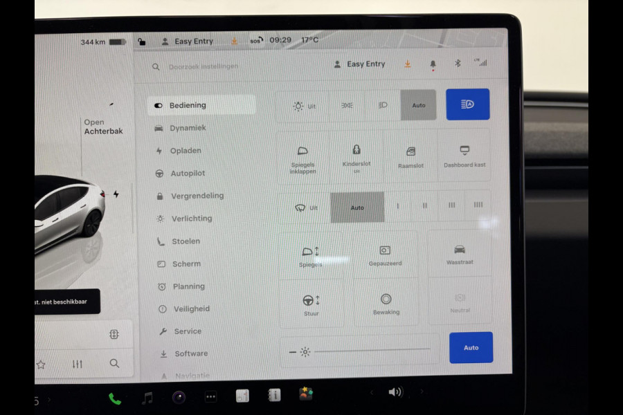Tesla Model 3 RWD 60 kWh Panoramadak Navigatie Camera Parkeersensoren Cruise Control Stoelverwarming Dodehoek detectie Full LED Leder Climate Control Elektrische Stoelen