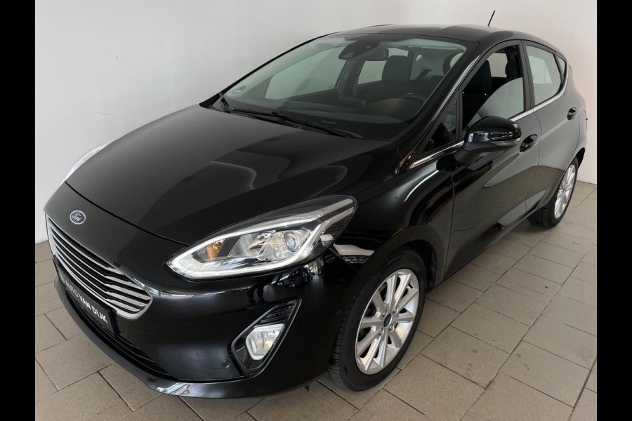 Ford Fiesta 1.0 EcoBoost Titanium AIRCO CLIMA NAVI CRUISE APP CONNECT KEYLESS CHROOM ACCENTEN PDC VELGEN ZEER NETTE AUTO