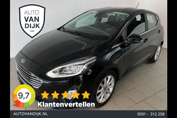 Ford Fiesta 1.0 EcoBoost Titanium AIRCO CLIMA NAVI CRUISE APP CONNECT KEYLESS CHROOM ACCENTEN PDC VELGEN ZEER NETTE AUTO
