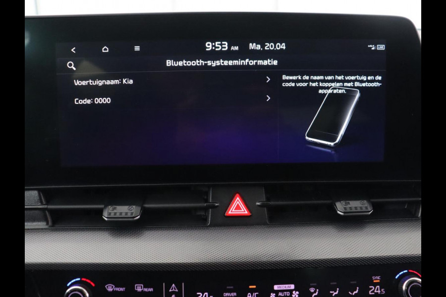 Kia Sportage 1.6 T-GDi Plug-in Hybrid AWD DynamicPlusLine | Stoelverwarming | Adaptive cruise | Matrix LED | 19'' | Camera | Half leder | Carplay | Keyless | Stuurverwarming | Navigatie | PHEV