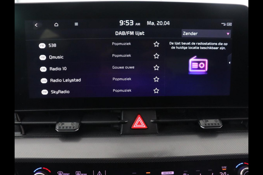 Kia Sportage 1.6 T-GDi Plug-in Hybrid AWD DynamicPlusLine | Stoelverwarming | Adaptive cruise | Matrix LED | 19'' | Camera | Half leder | Carplay | Keyless | Stuurverwarming | Navigatie | PHEV