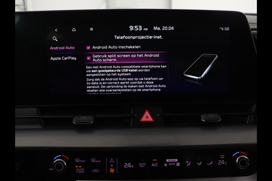 Kia Sportage 1.6 T-GDi Plug-in Hybrid AWD DynamicPlusLine | Stoelverwarming | Adaptive cruise | Matrix LED | 19'' | Camera | Half leder | Carplay | Keyless | Stuurverwarming | Navigatie | PHEV