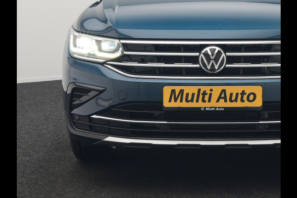 Volkswagen Tiguan 1.4 TSI eHybrid Elegance PHEV 245pk | Panodak | Camera | IQ Light | Adaptive Cruise | Alcantara Sportstoelen Verwarmd | Apple Carplay | Sfeerverlichting | Stuur Verwarmd | Navigatie | Virtual | DAB | Plug In Hybrid