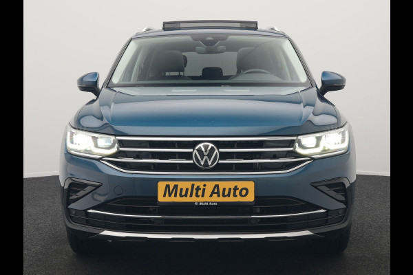 Volkswagen Tiguan 1.4 TSI eHybrid Elegance PHEV 245pk | Panodak | Camera | IQ Light | Adaptive Cruise | Alcantara Sportstoelen Verwarmd | Apple Carplay | Sfeerverlichting | Stuur Verwarmd | Navigatie | Virtual | DAB | Plug In Hybrid