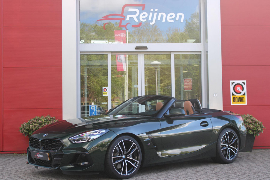 BMW Z4 Roadster sDRIVE 20i HIGH EXECUTIVE M-SPORT AUTOMAAT | M INTERIEURPAKKET  | M EXTERIEURPAKKET | M SPORTSTUUR | 19" VIJFDUBBELSPAAKS M SPORTWIELEN | NAVIGATIE | DRAADLOZE APPLE CARPLAY / ANDROID AUTO |  LEDER VERNASCA COGNAC | STOEL / STUUR VERWARMING | ACHTERUITRIJCAMERA | FULL LED KOPLAMPEN | SAFETY PAKKET | DODEHOEK DETECTIE | HARMAN KARDON |