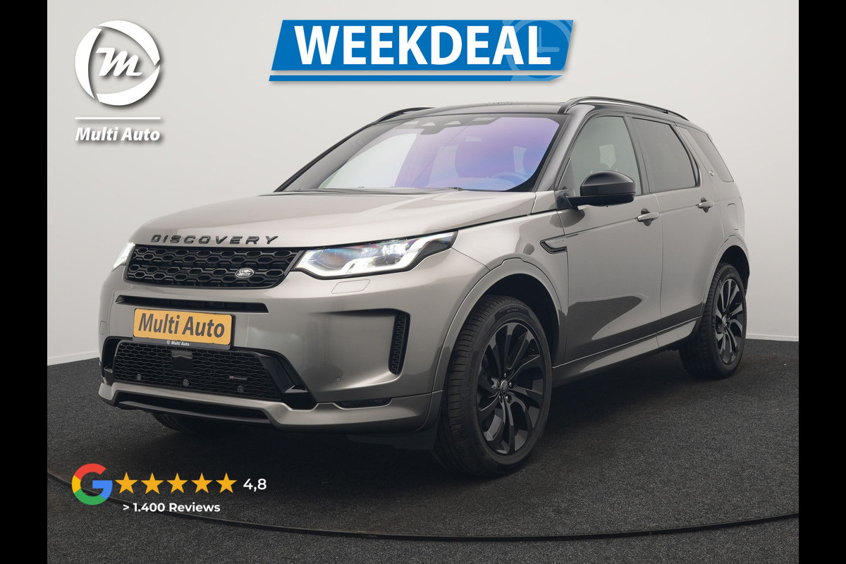 Land Rover Discovery Sport P300e R-Dynamic HSE PHEV 300pk Dealer O.H. | Trekhaak Af Fabriek | Adaptive Cruise | Meridian Audio | Camera | Lederen Sportstoelen Memory & Verwarmd | 20"L.M | Matrix LED | Apple Carplay | Keyless | Stuur Verwarmd | Blis | Plug In Hy