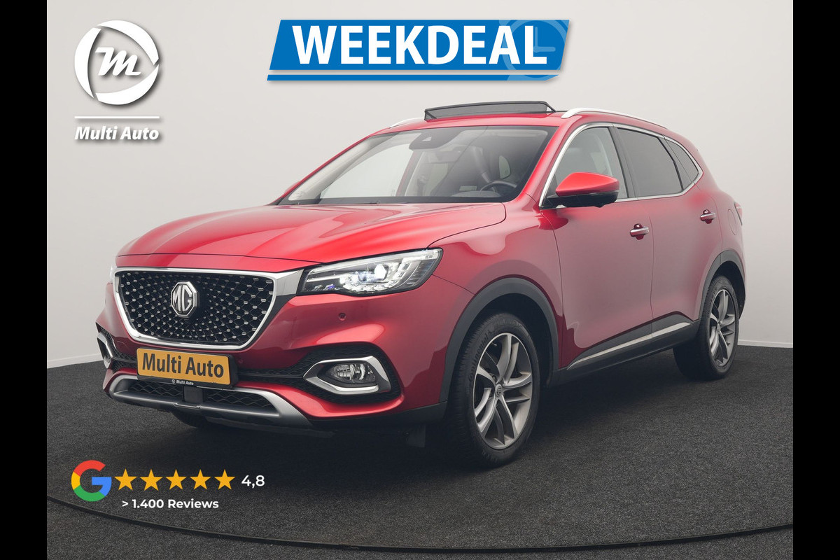 MG EHS 1.5 TGDI Luxury PHEV 258pk | Panodak | Adaptive Cruise | 360 Camera | Lederen Sportstoelen Verwarmd | Sfeerverlichting | Keyless | Apple Carplay | Blis | Navigatie | Virtual | DAB | Plug In Hybrid