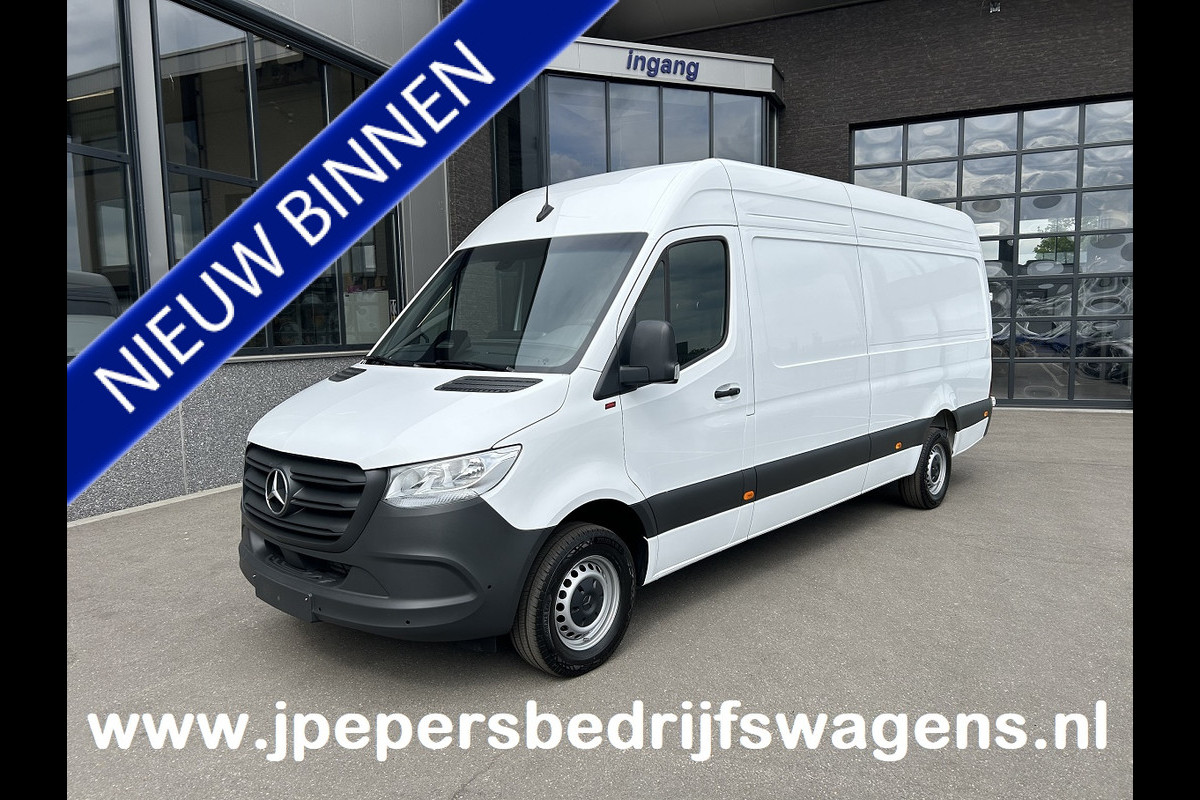 Mercedes-Benz Sprinter 317 CDI L3 H2 PRO Facelift / MBUX / Camera / Parkeersensoren / Cruise control / Airco / 270 Graden achterdeuren