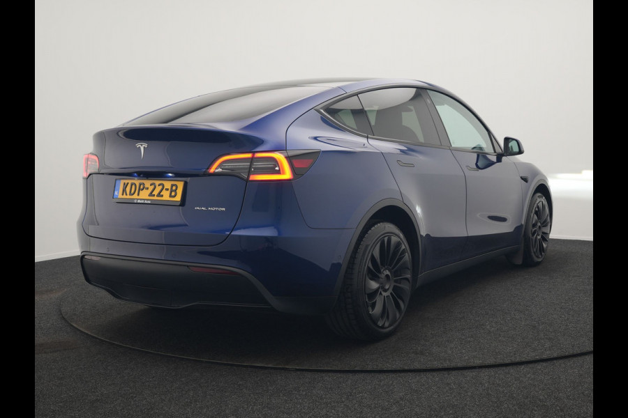 Tesla Model Y Long Range AWD 75 kWh 441pk | Full Self-Driving Capability | Panodak | Adaptive Cruise | Lederen Sportstoelen Memory & Verwarmd | Camera | Navigatie | ANDERE WIELDOPPEN!