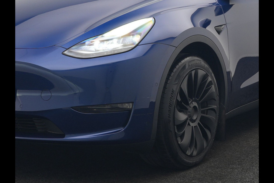 Tesla Model Y Long Range AWD 75 kWh 441pk | Full Self-Driving Capability | Panodak | Adaptive Cruise | Lederen Sportstoelen Memory & Verwarmd | Camera | Navigatie | ANDERE WIELDOPPEN!