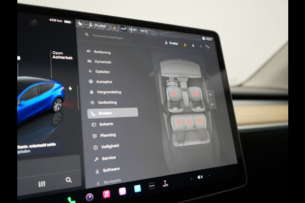 Tesla Model Y Long Range AWD 75 kWh 441pk | Full Self-Driving Capability | Panodak | Adaptive Cruise | Lederen Sportstoelen Memory & Verwarmd | Camera | Navigatie | ANDERE WIELDOPPEN!