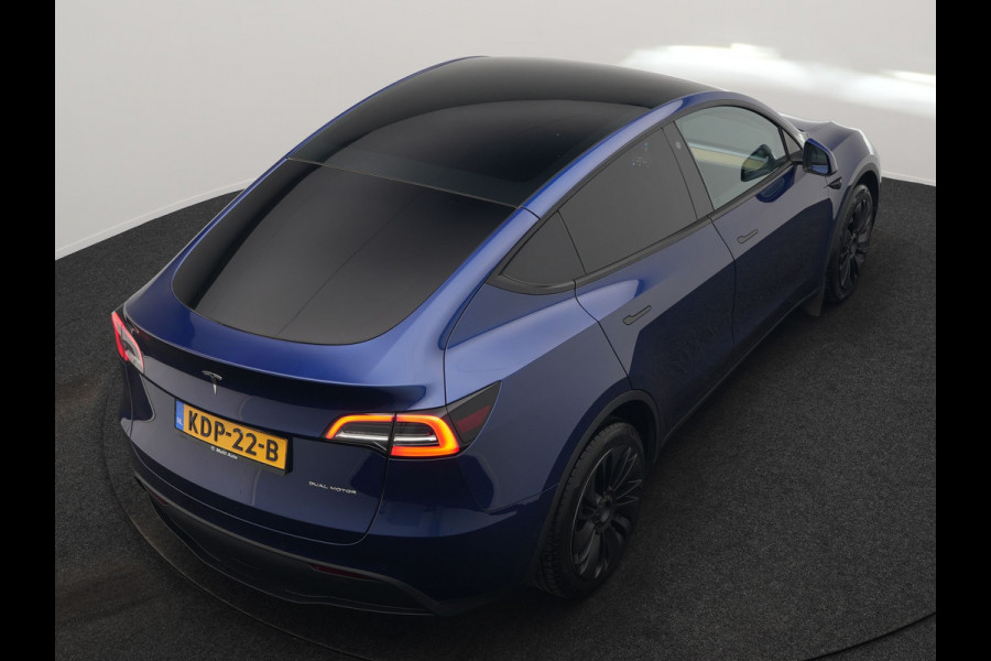 Tesla Model Y Long Range AWD 75 kWh 441pk | Full Self-Driving Capability | Panodak | Adaptive Cruise | Lederen Sportstoelen Memory & Verwarmd | Camera | Navigatie | ANDERE WIELDOPPEN!