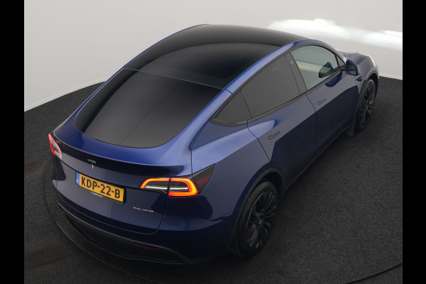 Tesla Model Y Long Range AWD 75 kWh 441pk | Full Self-Driving Capability | Panodak | Adaptive Cruise | Lederen Sportstoelen Memory & Verwarmd | Camera | Navigatie | ANDERE WIELDOPPEN!