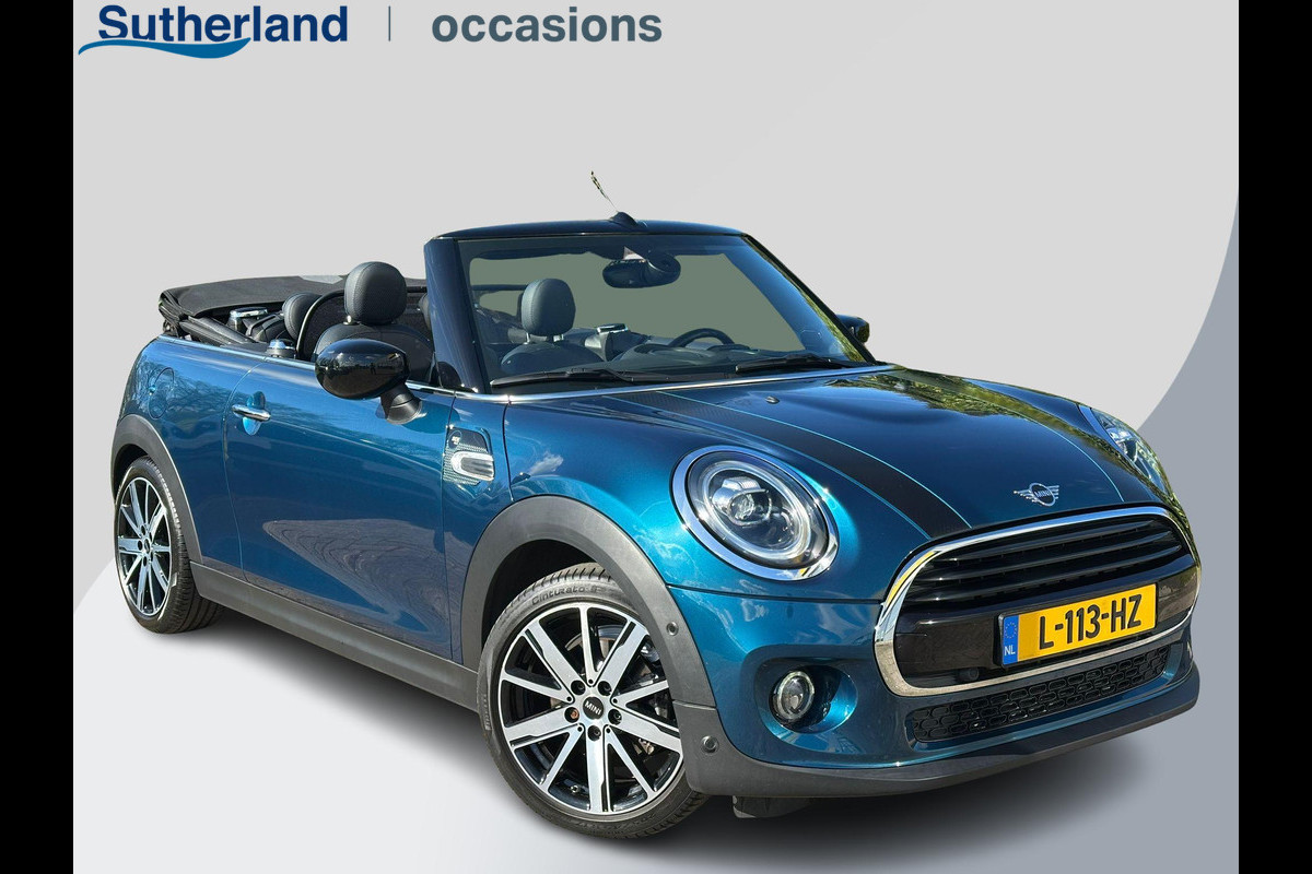 MINI Cabrio 1.5 Cooper Sidewalk Edition Camera | Lederen Bekleding | Navigatie | Harman Kardon | 52.000 Km | Automaat | Full Options.