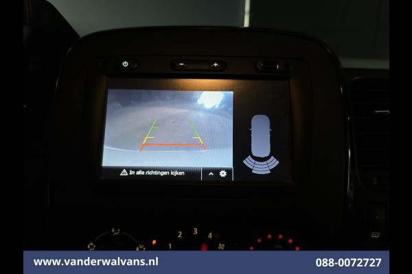 Opel Vivaro 1.6 CDTI 126pk L2H1 Euro6 Airco | Camera | Navigatie | Trekhaak | LED | Cruisecontrol Parkeersensoren, Bijrijdersbank
