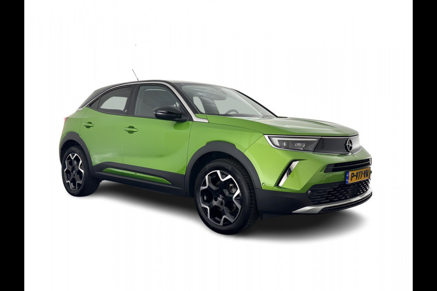 Opel Mokka-e Ultimate 50-kWh 7.4kw bl. [ 3-Fase ] {SOH-84%} (INCL-BTW) *FULL-LED | LEATHER-MICROFIBRE | ADAPTIVE-CRUISE | HEATED-SPORTSEATS | DAB+ | KEYLESS | DIGI-COCKPIT | CARPLAY | AMBIENT-LIGHT | CAMERA | LANE-ASSIST | 18"ALU*