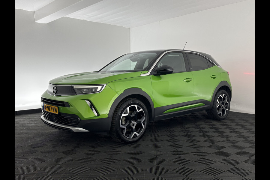 Opel Mokka-e Ultimate 50-kWh 7.4kw bl. [ 3-Fase ] {SOH-84%} (INCL-BTW) *FULL-LED | LEATHER-MICROFIBRE | ADAPTIVE-CRUISE | HEATED-SPORTSEATS | DAB+ | KEYLESS | DIGI-COCKPIT | CARPLAY | AMBIENT-LIGHT | CAMERA | LANE-ASSIST | 18"ALU*