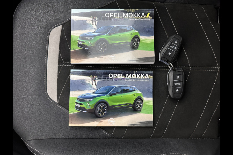 Opel Mokka-e Ultimate 50-kWh 7.4kw bl. [ 3-Fase ] {SOH-84%} (INCL-BTW) *FULL-LED | LEATHER-MICROFIBRE | ADAPTIVE-CRUISE | HEATED-SPORTSEATS | DAB+ | KEYLESS | DIGI-COCKPIT | CARPLAY | AMBIENT-LIGHT | CAMERA | LANE-ASSIST | 18"ALU*