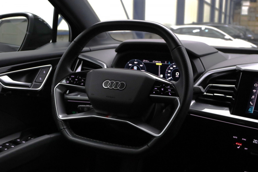 Audi Q4 e-tron 40 204 PK Launch edition S-Line Competition 77 kWh SOH 95%, Stoelverwarming, S-line Pakket, Adap. Cruise Control