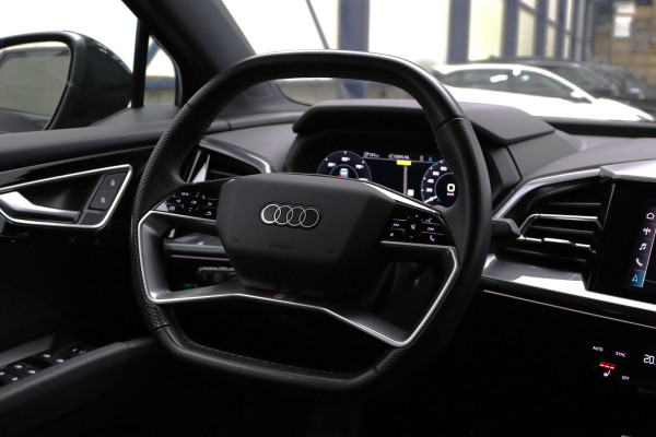 Audi Q4 e-tron 40 204 PK Launch edition S-Line Competition 77 kWh SOH 95%, Stoelverwarming, S-line Pakket, Adap. Cruise Control