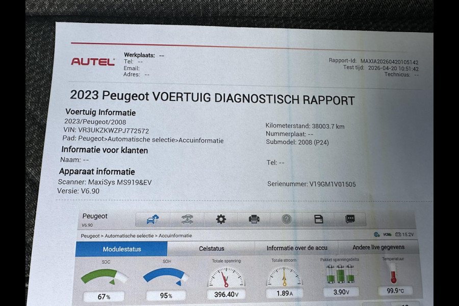 Peugeot e-2008 EV Allure 54 kWh | SOH 95% | Camera | Apple Carplay | Cruise Control | NL-Auto |