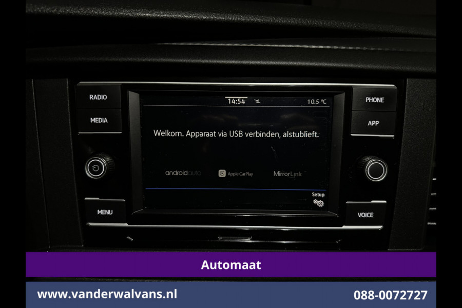 Volkswagen Transporter 2.0 TDI 150pk Automaat L2H1 Inrichting Euro6 Airco | Camera | Apple Carplay | 2500kg Trekhaak Android Auto, Cruisecontrol, Parkeersensoren, Achterklep