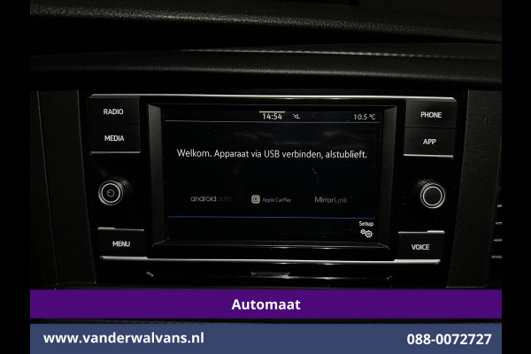 Volkswagen Transporter 2.0 TDI 150pk Automaat L2H1 Inrichting Euro6 Airco | Camera | Apple Carplay | 2500kg Trekhaak Android Auto, Cruisecontrol, Parkeersensoren, Achterklep