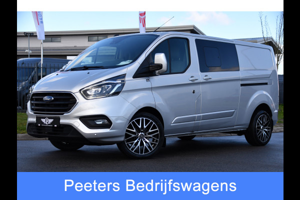 Ford Transit Custom 300 2.0 TDCI L2H1 Limited DC Adaptieve Cruise, Camera, Xenon, Leder, 170pk, Stoelverwarming, Multimedia, 2 x Schuifdeur, Uniek!