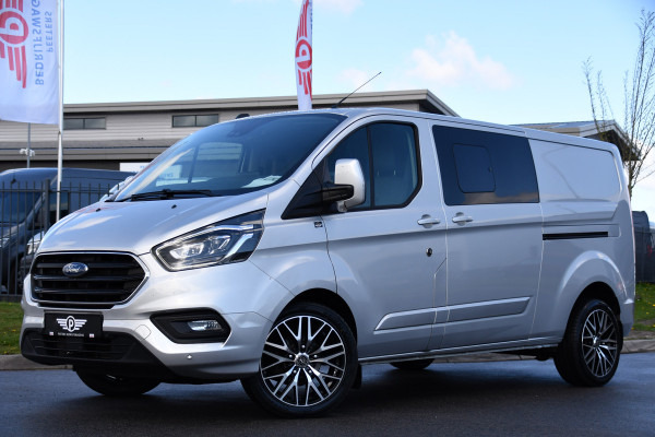 Ford Transit Custom 300 2.0 TDCI L2H1 Limited DC Adaptieve Cruise, Camera, Xenon, Leder, 170pk, Stoelverwarming, Multimedia, 2 x Schuifdeur, Uniek!