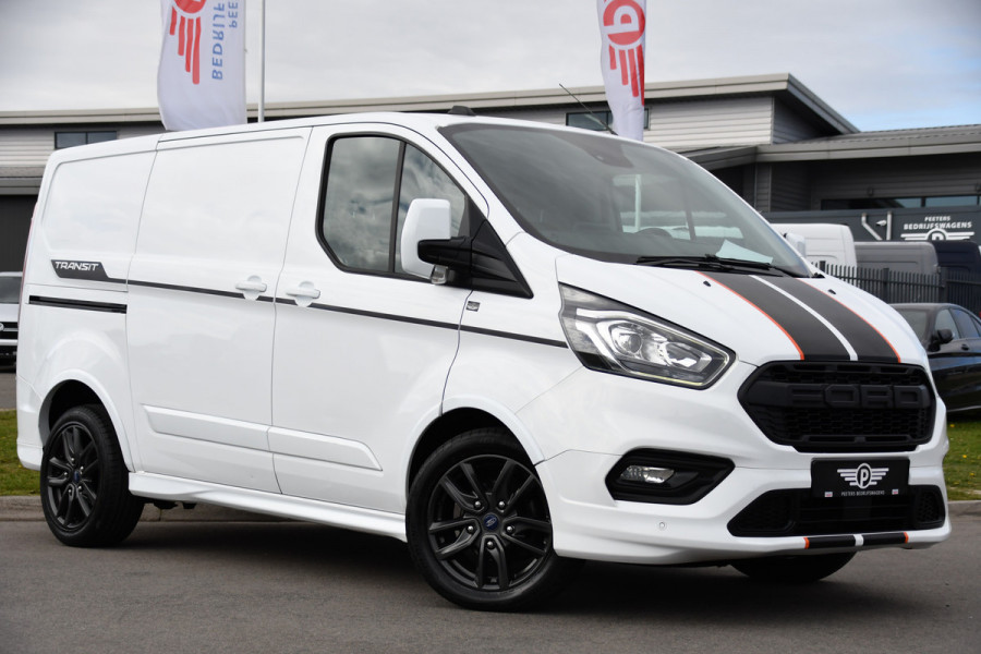 Ford Transit Custom 290 2.0 TDCI L1H1 Sport Camera, Cruise, LED, Leder, Stoelverwarming, 170pk, Automaat, Trekhaak, Voorruit verwarming, Uniek!