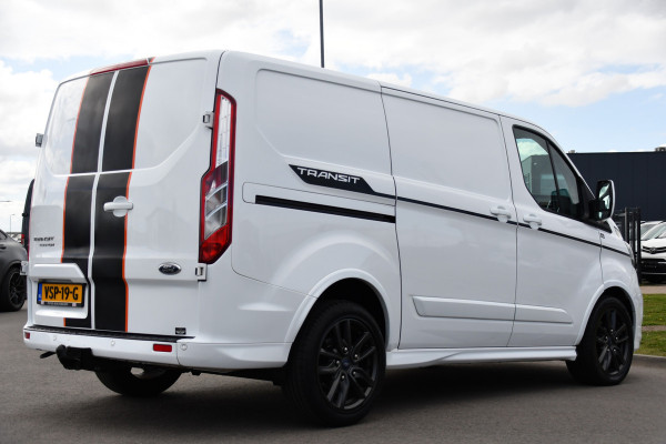 Ford Transit Custom 290 2.0 TDCI L1H1 Sport Camera, Cruise, LED, Leder, Stoelverwarming, 170pk, Automaat, Trekhaak, Voorruit verwarming, Uniek!