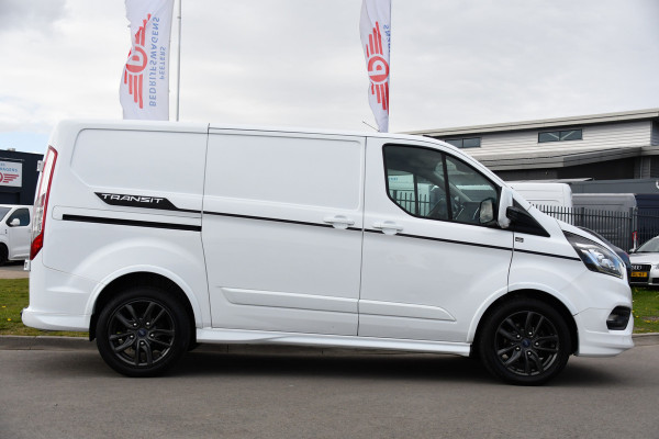 Ford Transit Custom 290 2.0 TDCI L1H1 Sport Camera, Cruise, LED, Leder, Stoelverwarming, 170pk, Automaat, Trekhaak, Voorruit verwarming, Uniek!