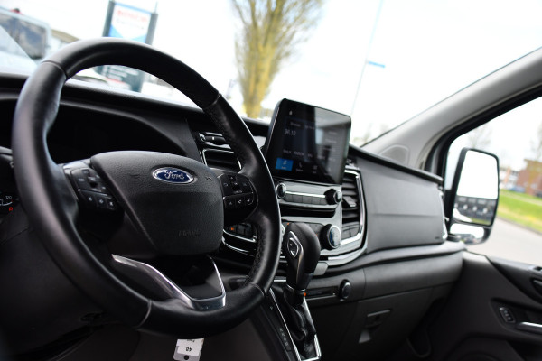 Ford Transit Custom 290 2.0 TDCI L1H1 Sport Camera, Cruise, LED, Leder, Stoelverwarming, 170pk, Automaat, Trekhaak, Voorruit verwarming, Uniek!