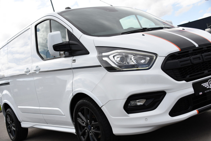 Ford Transit Custom 290 2.0 TDCI L1H1 Sport Camera, Cruise, LED, Leder, Stoelverwarming, 170pk, Automaat, Trekhaak, Voorruit verwarming, Uniek!
