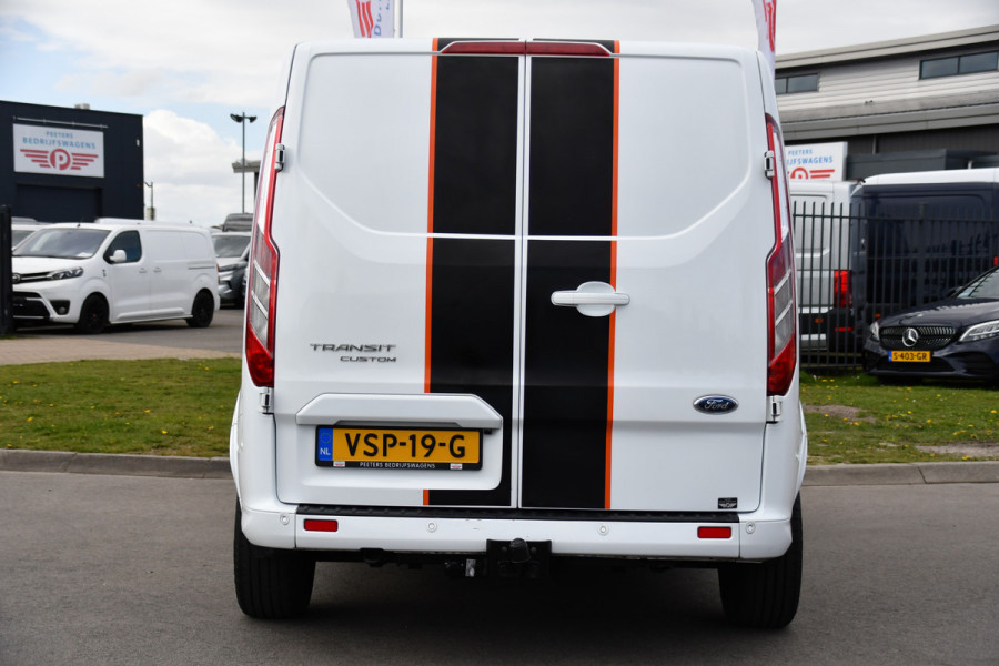Ford Transit Custom 290 2.0 TDCI L1H1 Sport Camera, Cruise, LED, Leder, Stoelverwarming, 170pk, Automaat, Trekhaak, Voorruit verwarming, Uniek!