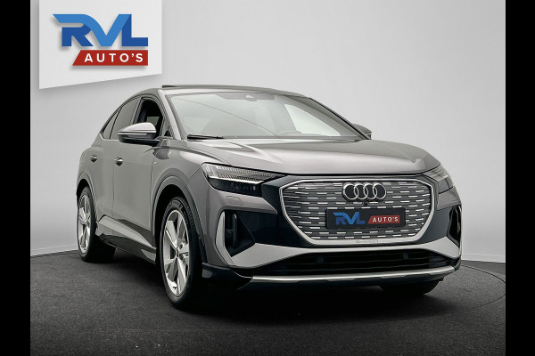 Audi Q4 Sportback e-tron 40 S edition 77 kWh 2x S-Line | SOH 94,29% | Adaptieve Cruise | Panoramadak |Trekhaak | Carplay