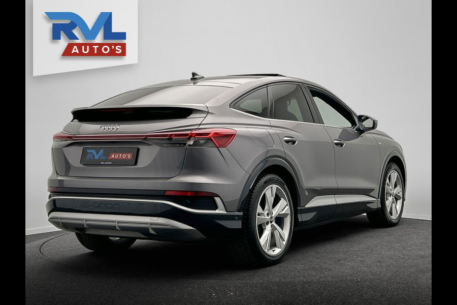 Audi Q4 Sportback e-tron 40 S edition 77 kWh 2x S-Line | SOH 94,29% | Adaptieve Cruise | Panoramadak |Trekhaak | Carplay