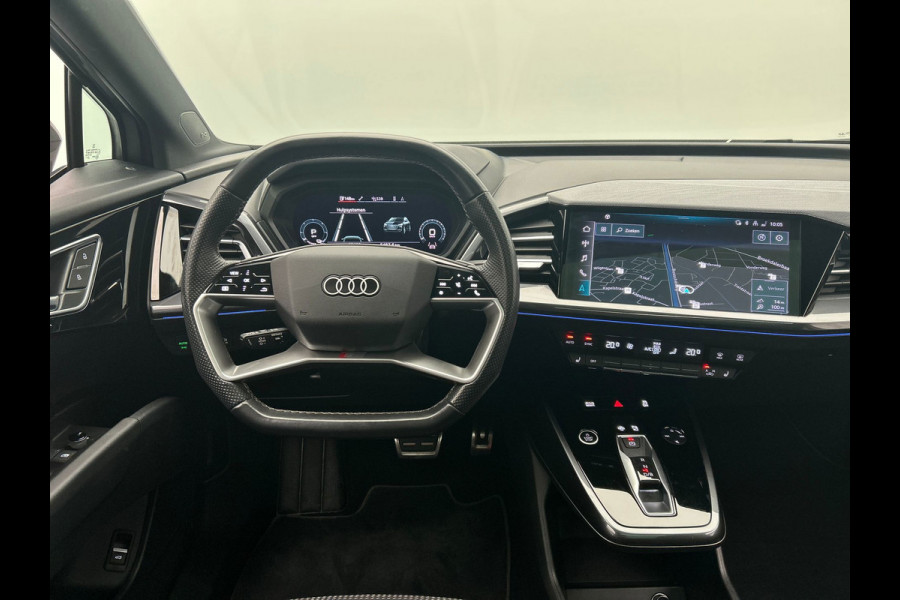 Audi Q4 Sportback e-tron 40 S edition 77 kWh 2x S-Line | SOH 94,29% | Adaptieve Cruise | Panoramadak |Trekhaak | Carplay