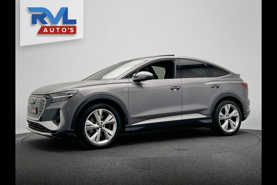 Audi Q4 Sportback e-tron 40 S edition 77 kWh 2x S-Line | SOH 94,29% | Adaptieve Cruise | Panoramadak |Trekhaak | Carplay