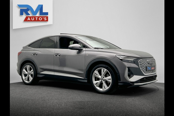Audi Q4 Sportback e-tron 40 S edition 77 kWh 2x S-Line | SOH 94,29% | Adaptieve Cruise | Panoramadak |Trekhaak | Carplay